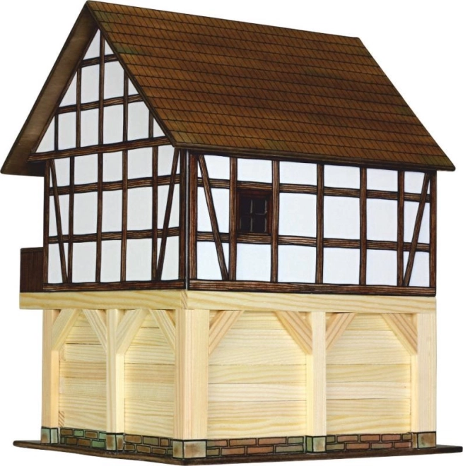Wooden construction kit Timbered Granary