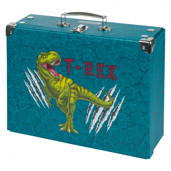 BAAGL Opvouwbare Schoolkoffer T-REX met Beslag