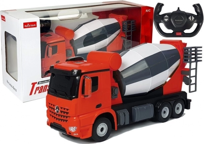 Afstandsbestuurbare auto Mercedes-Benz Arocs Rastar 1:14 rood