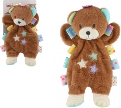 Plush Teddy Sleep Buddy with Rattle