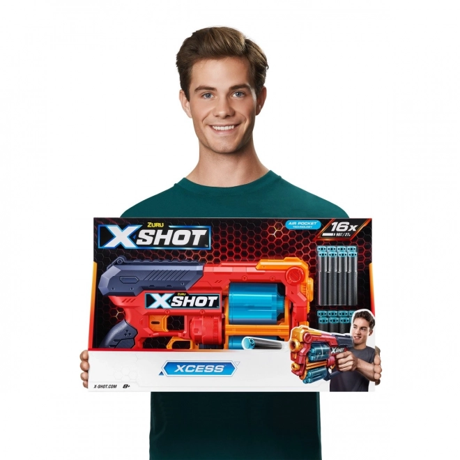 Wyrzutnia X-Shot Excel Xcess (16 Pfeile) orange
