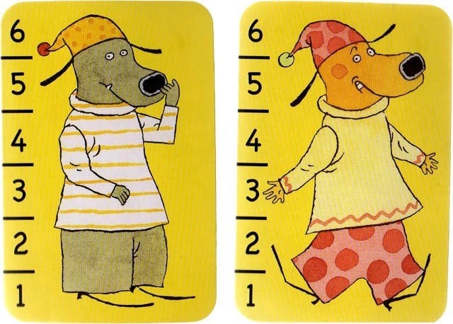 DJECO Jeu de cartes pour enfants Bata-Waf