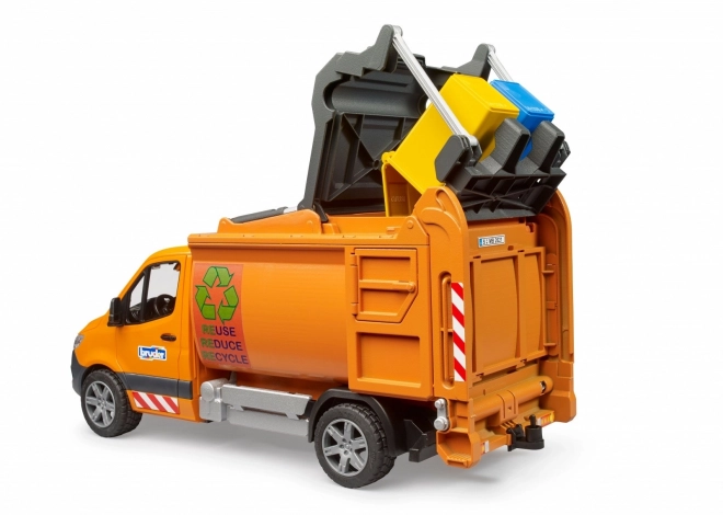Bruder MB Sprinter kleine vuilniswagen