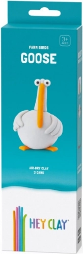 Mousse à modeler HEY CLAY Oiseaux de la ferme – Oie