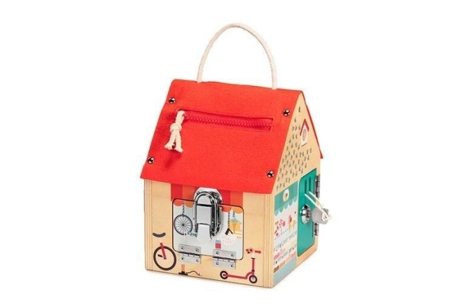 Lilliputiens – houten huisje met sloten