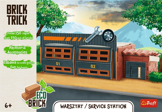 TREFL BRICK TRICK Autoservice L 150 onderdelen