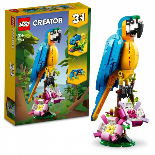 LEGO Creator 3in1 31136 Exotische papegaai
