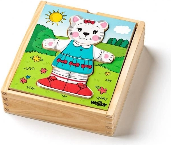 Praktische houten doos