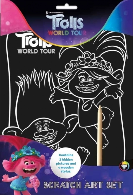 Krasschilderij Trolls 2
