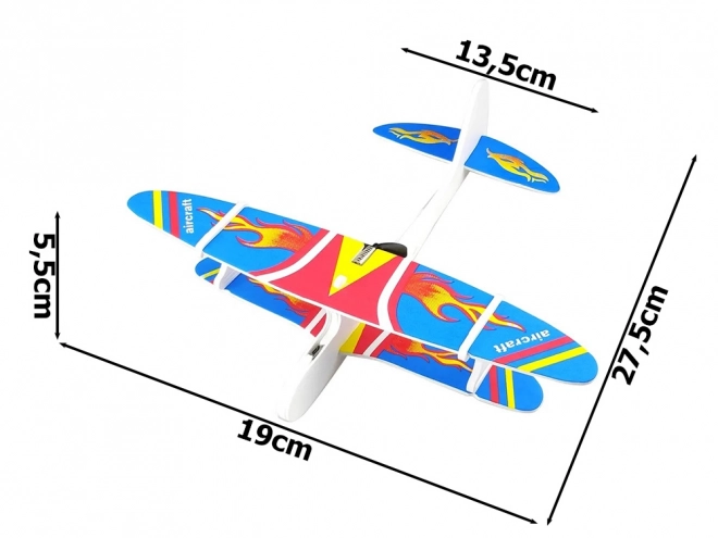 Flying Foam Plane with USB Motor