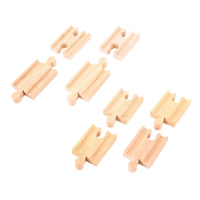 Bigjigs Rail Track Connectors 7 cm Set of 8