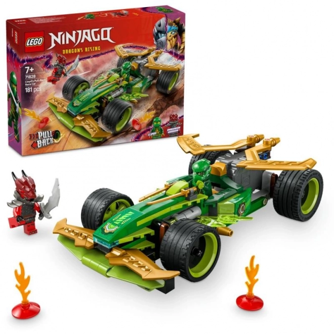 LEGO Ninjago racewagen van Lloyd met pull-back aandrijving