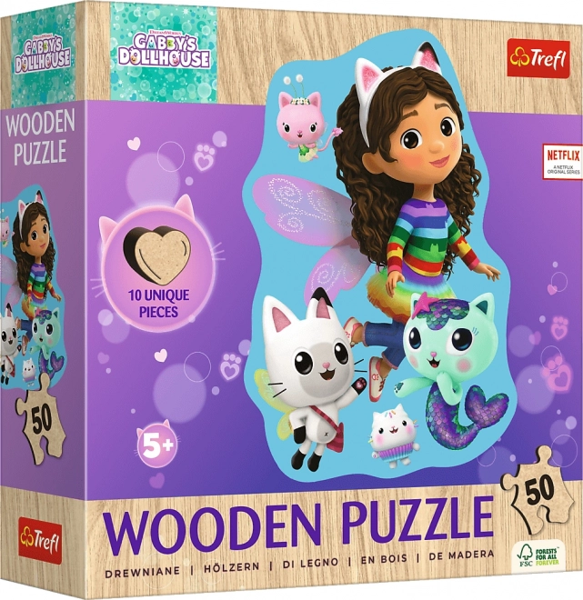 Holzpuzzle Gabynins Zauberhaus 50 Teile