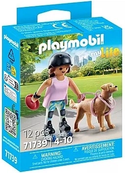 My Life Skaterin mit Retriever