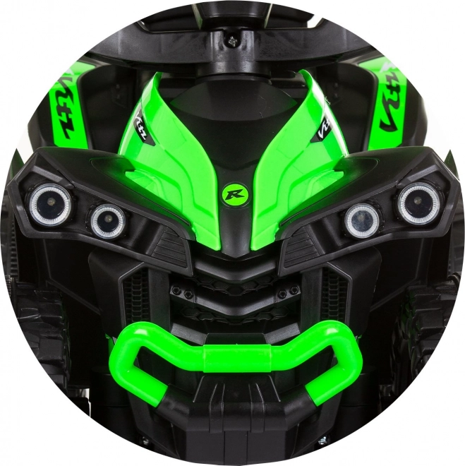 Chipolino Push and Ride On Toy with Canopy ATV in Green