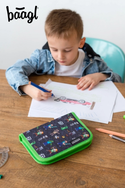Trousse scolaire à un étage Minecraft BAAGL