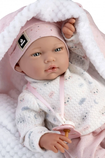 Guca 886 GALA - poupée réaliste bébé avec corps en tissu doux - 38 cm