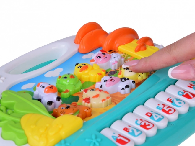 Educatieve interactieve pianotoetsenbord met dieren Boerderij ZA5331
