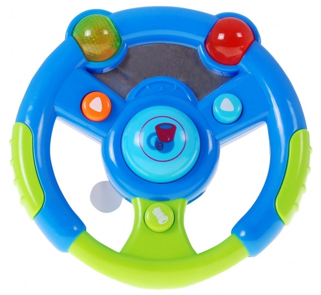 Interactieve set voor chauffeurs voor kinderen 3+ Stuurwiel + afstandsbediening met sleutels + telefoon + geluiden Lichten