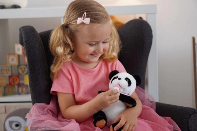Interactive Panda with Bottle