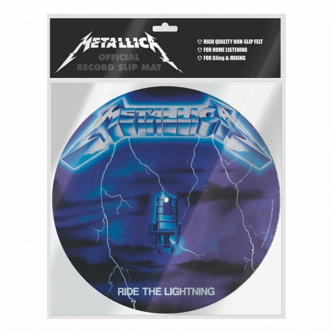Slipmat voor platenspeler Metallica Ride the Lightning