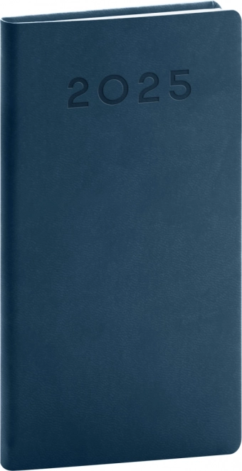 Zakagenda Aprint Neo 2025, blauw, 9 × 15,5 cm
