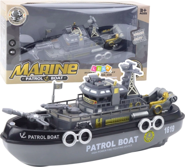 Patrol Boat with Lights and Sounds