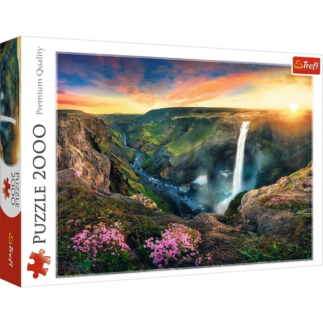 Puzzle 2000 pieces Haifoss Waterfall, Iceland