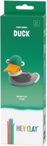 Hey Clay Oiseaux de la ferme – canard, pâte mousse pour enfants