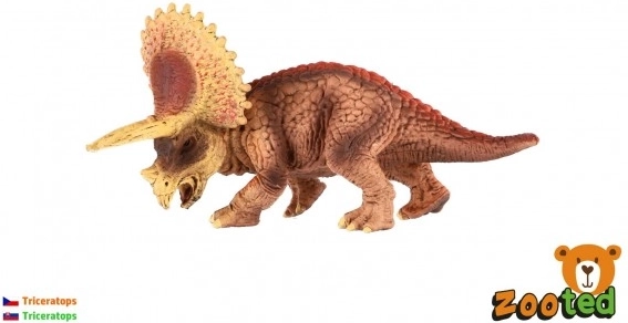 Petit tricératops en plastique 14 cm