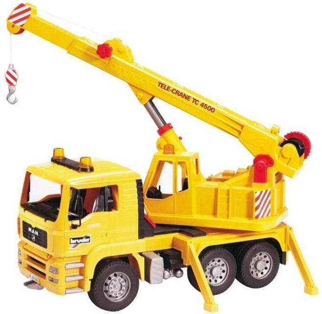 BRUDER MAN TGA kraanwagon 1:16, geel
