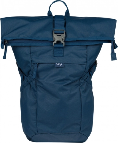 baagl roll navy grs – stedelijke waterdichte rugzak 29 l met gewatteerd laptopvak