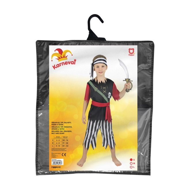 Kinder piratenkostuum met sjaal