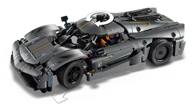 LEGO Technic 42173 Grijze Koenigsegg Jesko Absolut Hypercar
