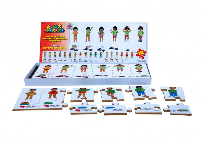 Just Jigsaws Aankleden - houten puzzel voor kinderen
