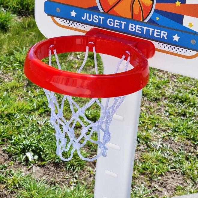 Woopie verstelbare basketbalset voor kinderen met pompje