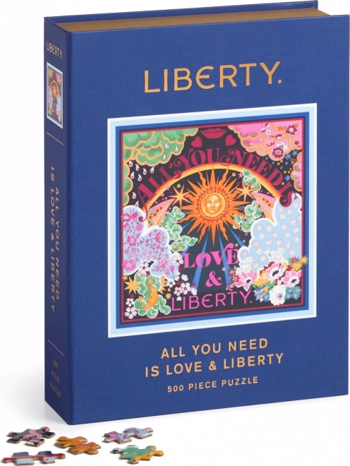Square Puzzle GALISON Liberty: All You Need Is Love 500 Pieces