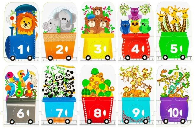 Puzzle ZOO Expres - Tel Met Mij 30 Stukken