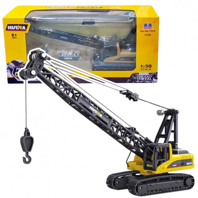 Grue sur chenilles métallique Huina 1:50