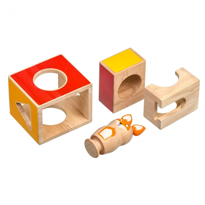 Lucy & Leo Slimme vos - houten spel met modellen