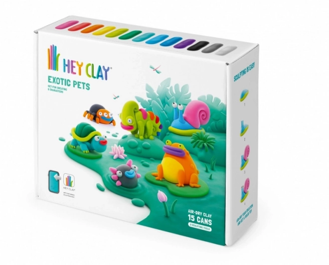 Hey Clay Exotische Dieren 15 blikjes