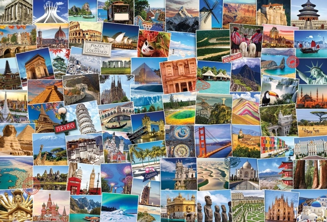 EUROGRAPHICS Puzzel Wereldreiziger 2000 stukken