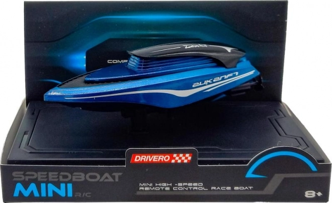 Moderne blauwe RC-boot