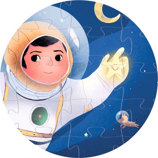 Puzzle Astronaut on the Moon 36 Pieces
