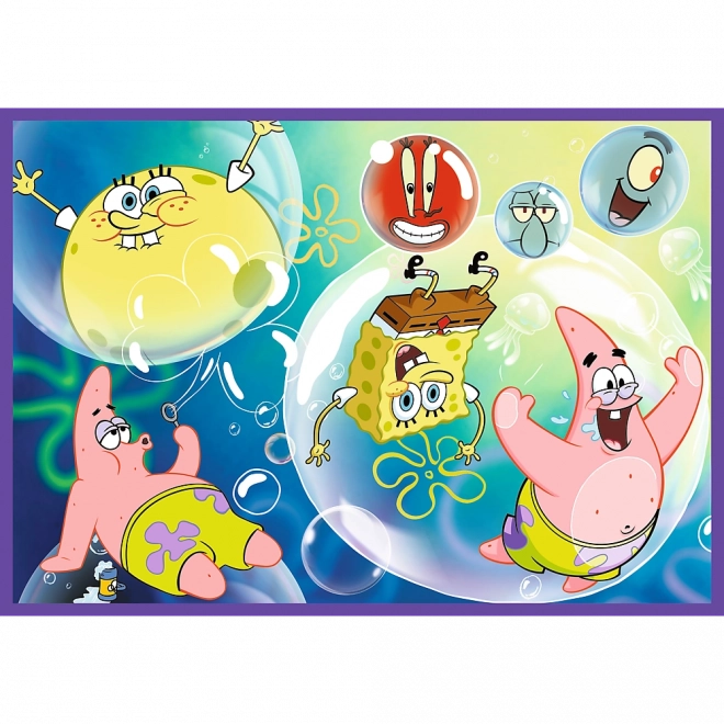 Puzzel 4x250 Gekke Wereld van SpongeBob