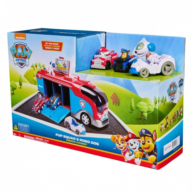 Mission Cruiser mit Fahrzeugen von PAW Patrol