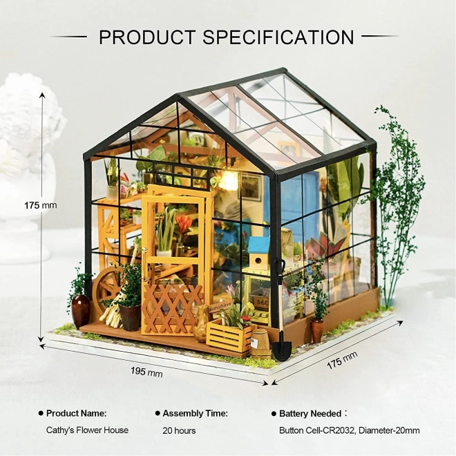 Cathy's Bloemenhuis - Miniatuur Kas