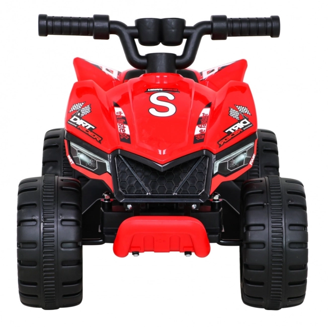 Snelle kinderaccu vierwieler geel – Rood
