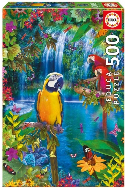 Puzzel 500 stukjes, tropisch paradijs