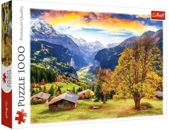 Puzzle 1000 pièces Village alpin pittoresque
